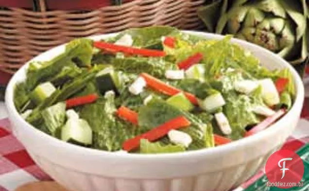 Salada Grega De Romaine