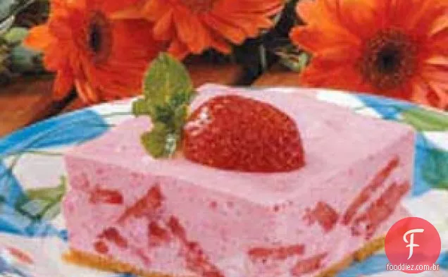 Sobremesa De Gelatina De Morango