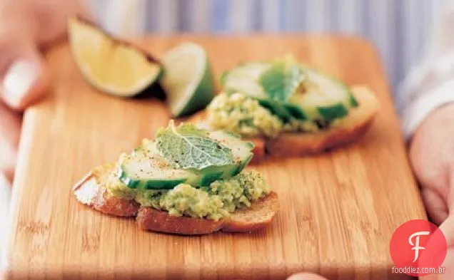 Crostini De Soja-Hortelã