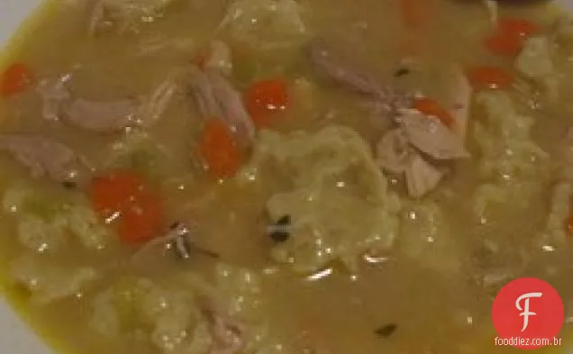 Frango e bolinhos Polacos