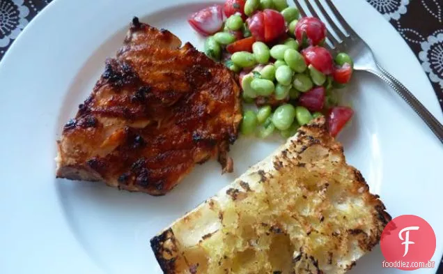 Salada De Tomate Cereja E Soja Com Molho De Leitelho