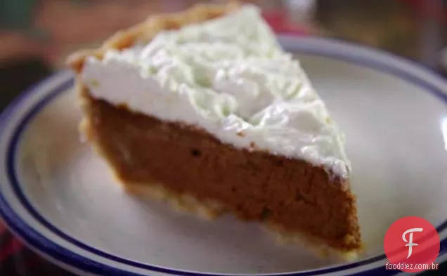 Torta Profunda Da Abóbora Do Prato