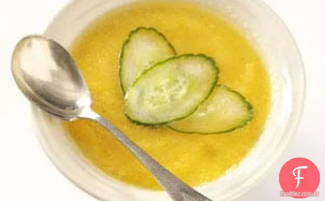 Gaspacho De Pêssego Dourado De Verão