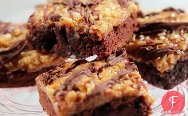 Brownies De Caramelo E Chocolate