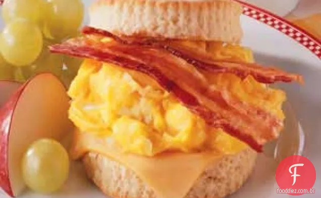 Biscoitos Bacon ' N ' Egg