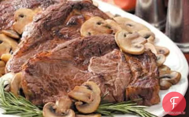Alho-Cogumelo Ribeyes