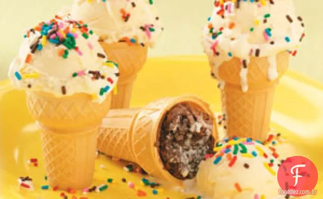 Casquinhas De Gelado Brownie