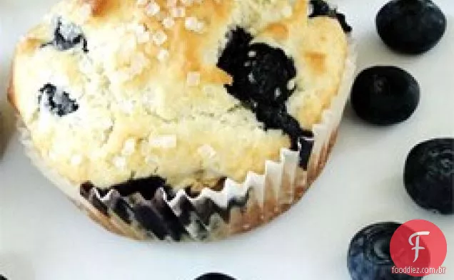 Muffins De Nozes De Mirtilo