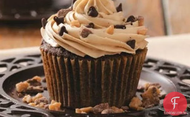 Toffee Mocha Cupcakes