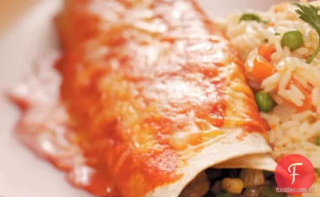 Enchiladas Vegetarianas De Feijão Preto