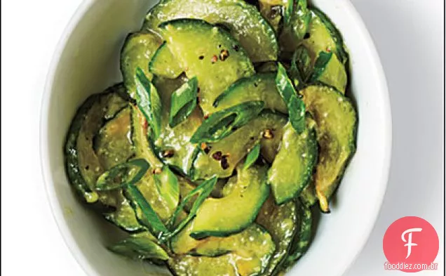 Salada De Pepino Miso Salteada