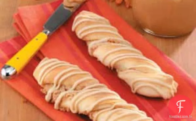 Torções De Manteiga De Amendoim