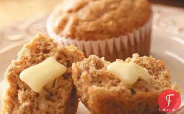 Muffins De Aveia Com Açúcar Mascavo