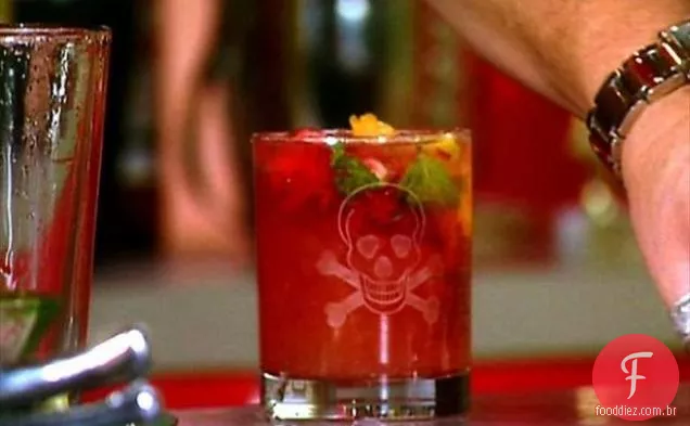 Refrigerador de morango e tequila
