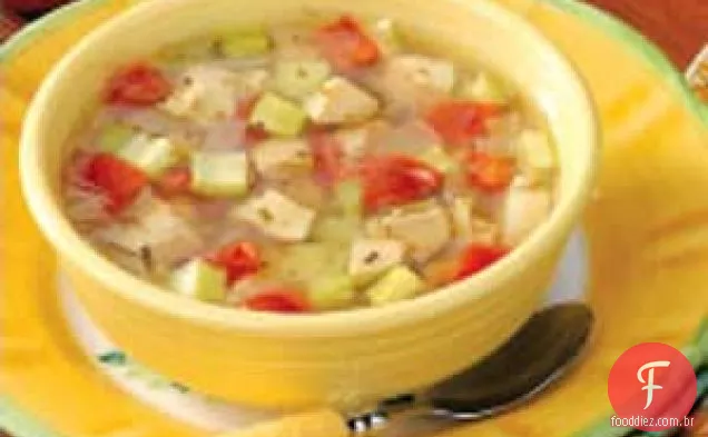 Sopa De Legumes E Frango