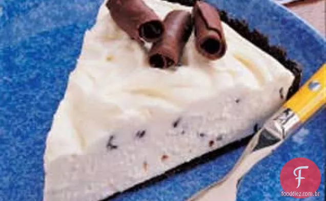 Torta De Cheesecake De Chocolate Congelada