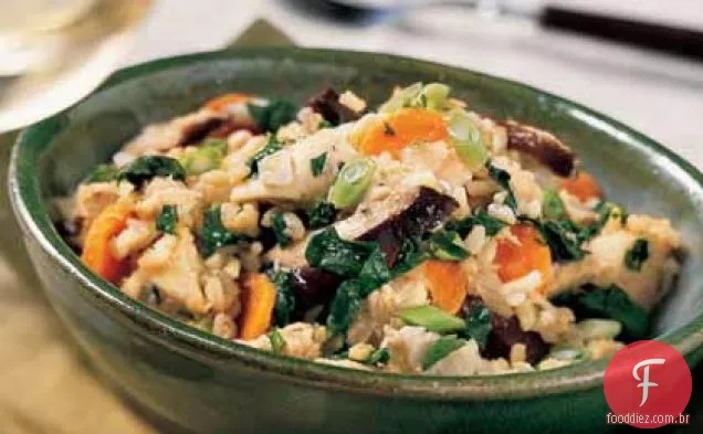 Frango Miso com arroz integral