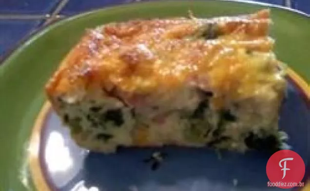 Ovos verdes e quiche de presunto