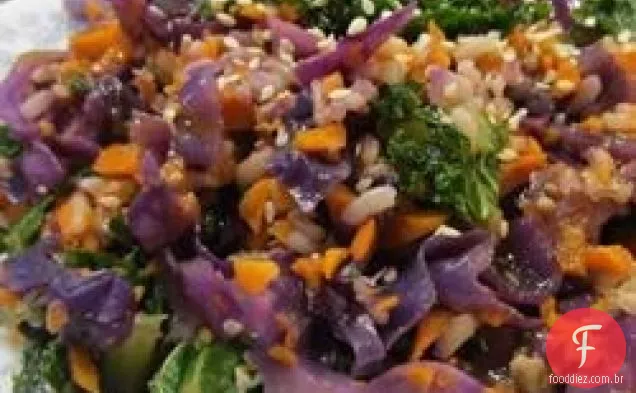 Salada De Couve De Terra Inteira