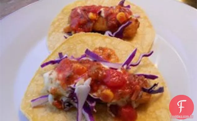 Tacos de peixe rápidos e fáceis