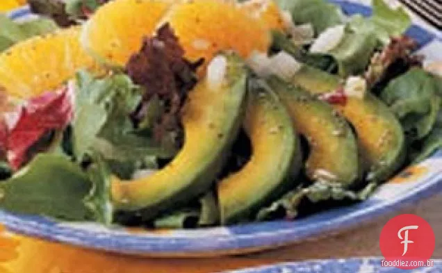 Salada De Laranja Com Abacate