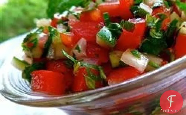 Salada De Tomate Do Médio Oriente