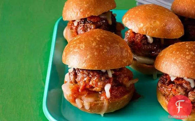 Mini Almôndega Sliders
