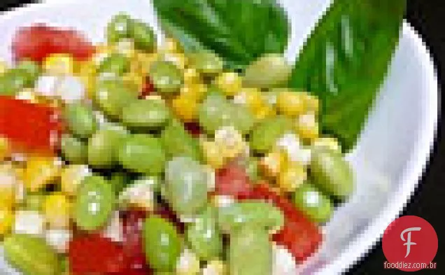 Salada Edamame Succotash