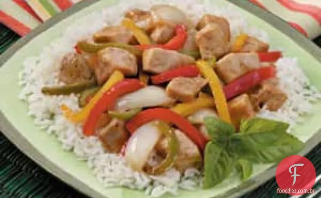 Frango Com Pimenta Refogada