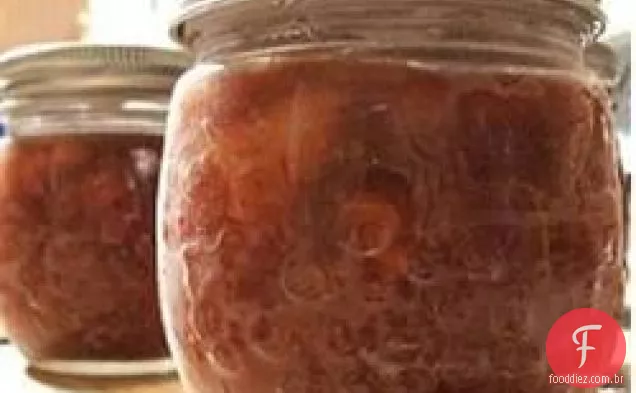 Compota De Morango E Ruibarbo