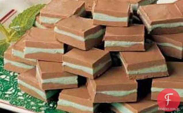 Doces De Hortelã Em Camadas