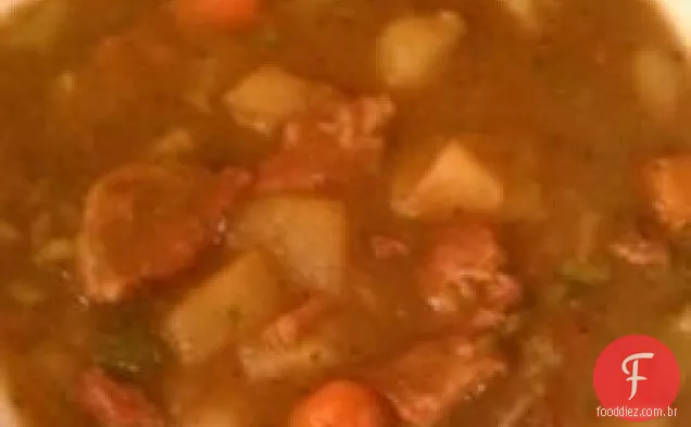 Sopa De Costeleta De Porco