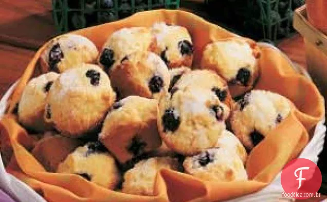 Mini Muffins De Mirtilo