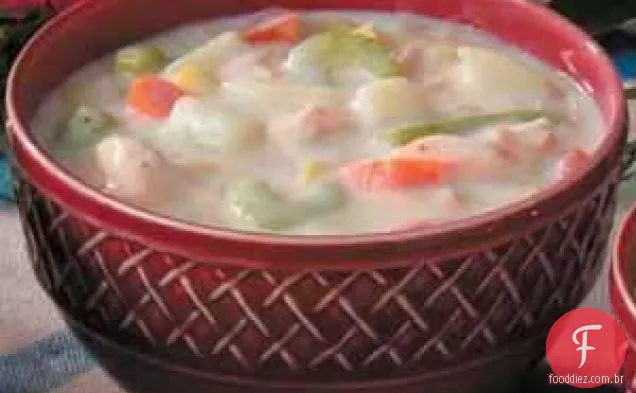 Sopa De Salmão Fácil