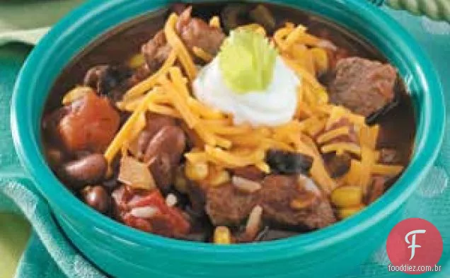 Tender Beef 'n' bean Stew