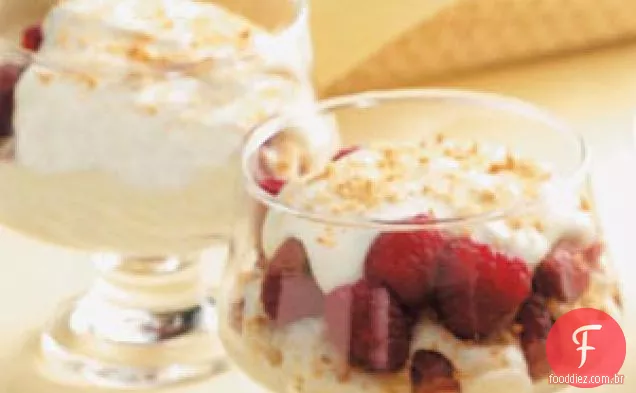 Parfaits De Cheesecake De Bagas