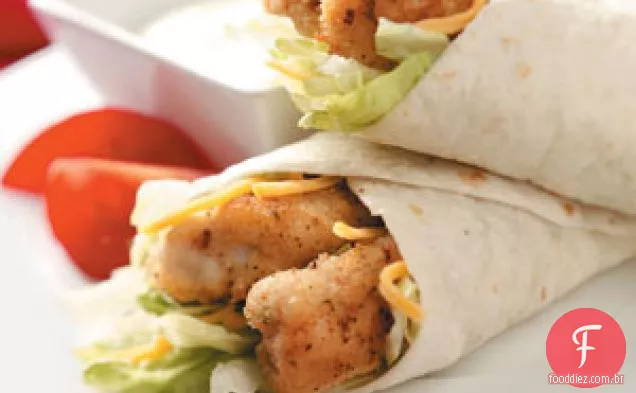 Tiras De Frango Empanadas