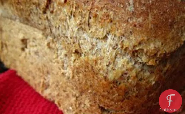 Pão de trigo com sementes de linho