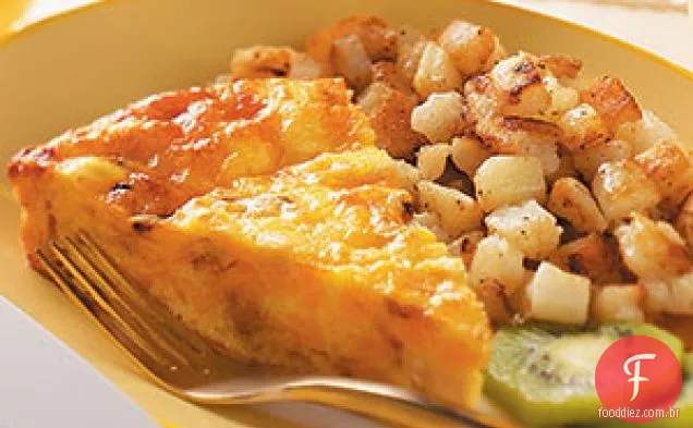Quiche De Frango Sem Crosta