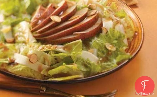 Salada de pêra asiática para dois