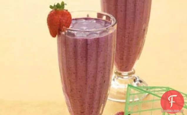 Batidos De Laranja E Mirtilo