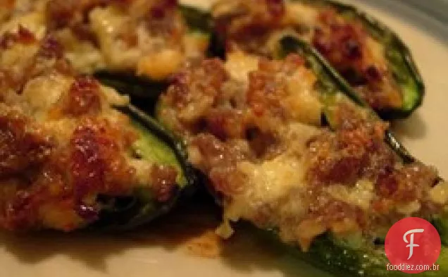 Salsicha Recheada Com Jalapenos