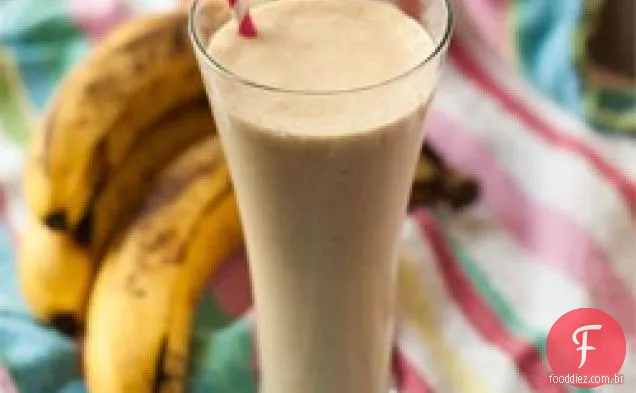 Smoothie De Banana Com Manteiga De Amendoim
