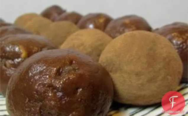 Bolas De Manteiga De Amendoim Com Alto Teor De Proteínas