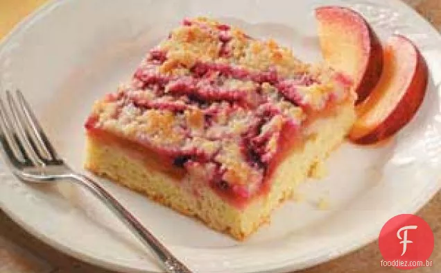 Ameixa Streusel Kuchen