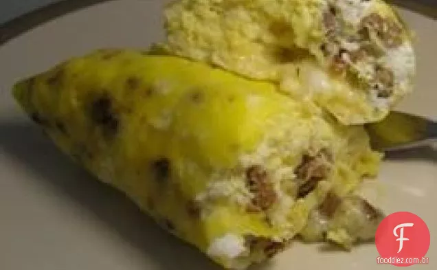 Omelete em um saco