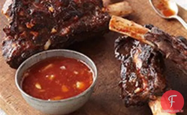 Costelas De Bisonte Laranja-Mel