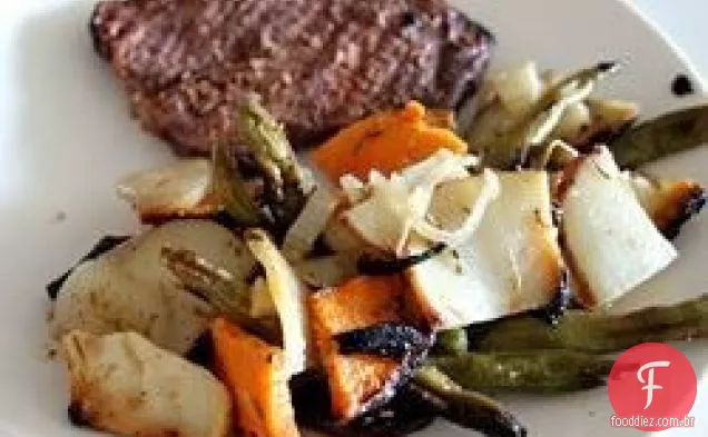 Vegetais Embrulhados Em Folha
