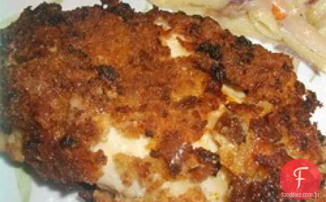Peitos De Frango Fritos Crocantes E Suculentos No Forno