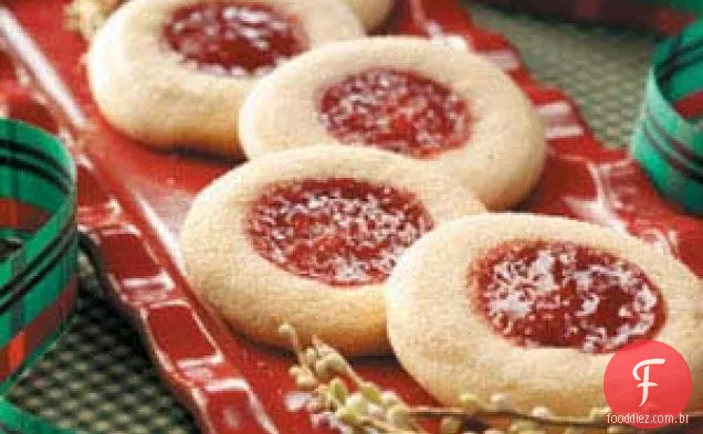 Biscoitos De Açúcar Com Cobertura De Geleia